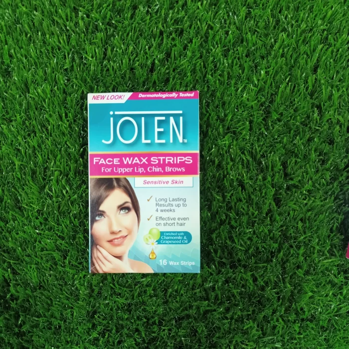 Jolen Face Wax Strips Sensitive Skin Wax Strips – 16 units 2 scaled