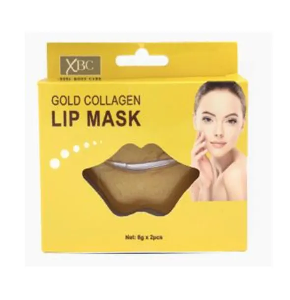 xbc gold collagen lip mask 2pcs 8g paikaree